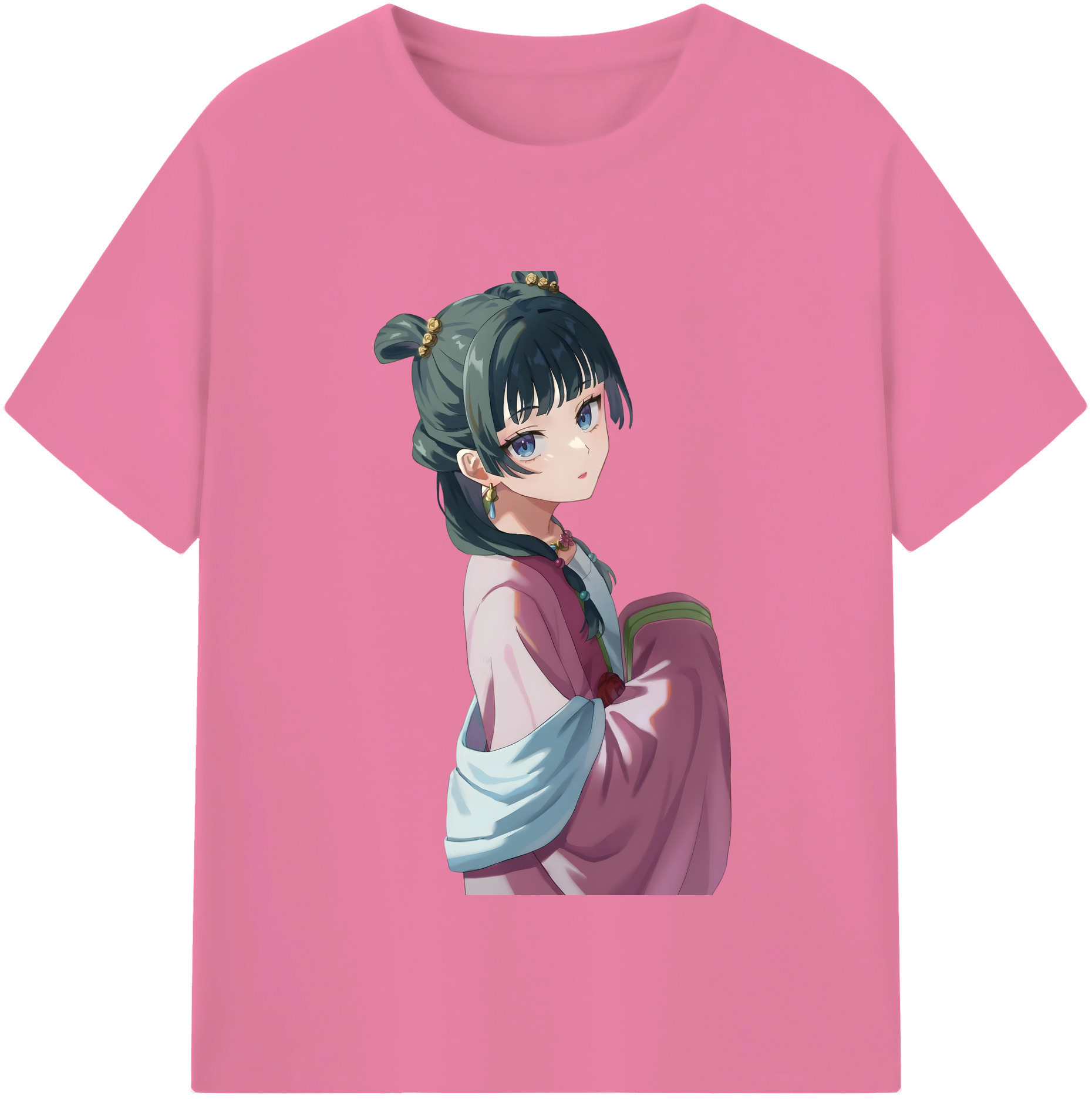 （画像用） 薬屋のひとりごと The Apothecary Diaries 綿100％半袖Tシャツ（フロントプリント）